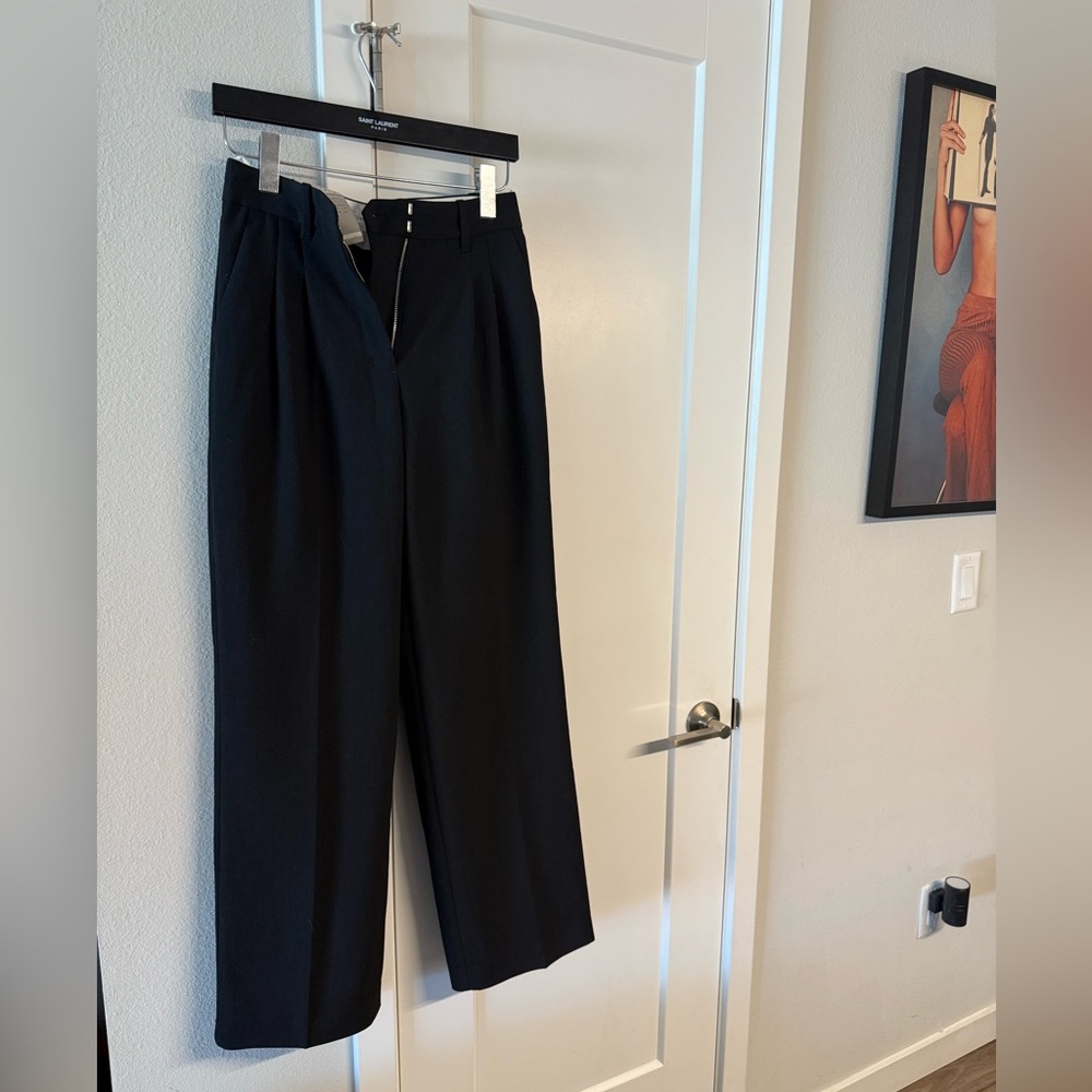 Black High-Waisted Express Trousers
